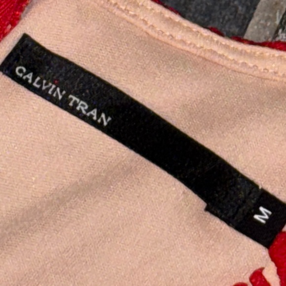 Calvin Tran From the Ultimate Collection Designer Midi Length Dress NEW - Picture 8 of 8